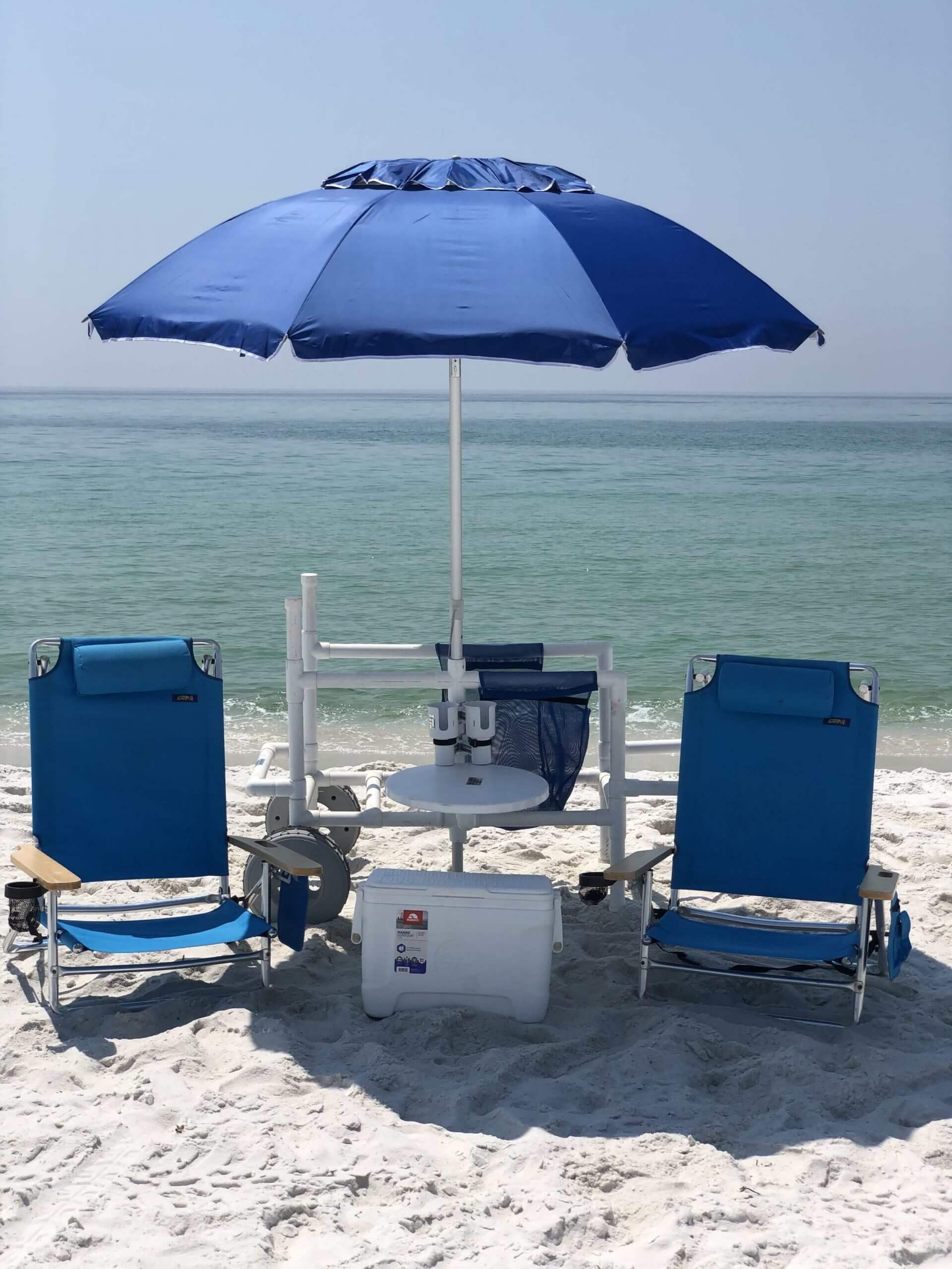 Family Beach Cart Package Lazy Days Beach Service